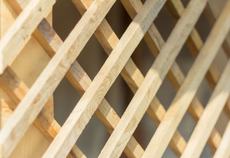 Wood Lattice Fence Replacement