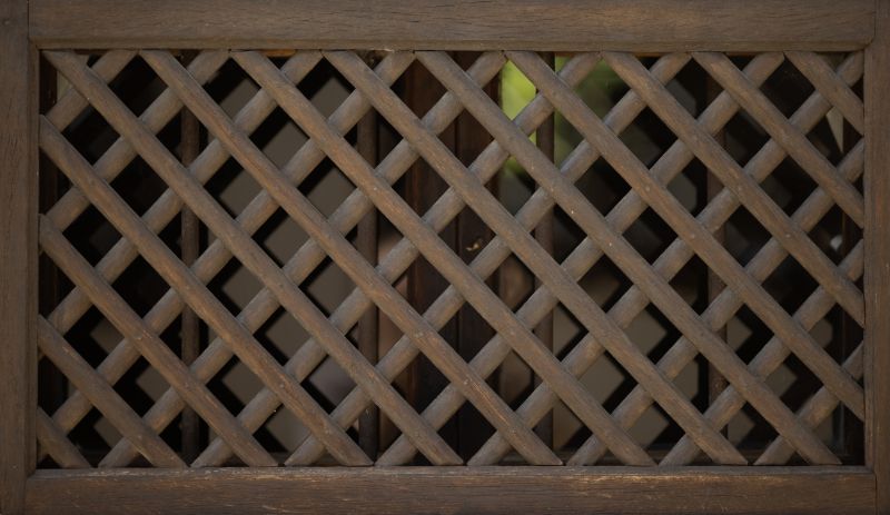 Wood Lattice Fence Replacement
