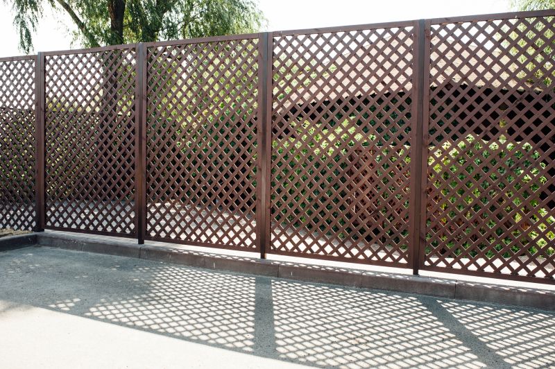 Wood Lattice Fence Replacement