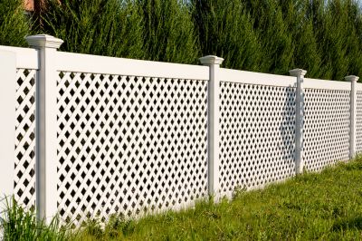 Wood Lattice Fence Replacement