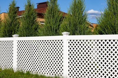 Wood Lattice Fence Replacement