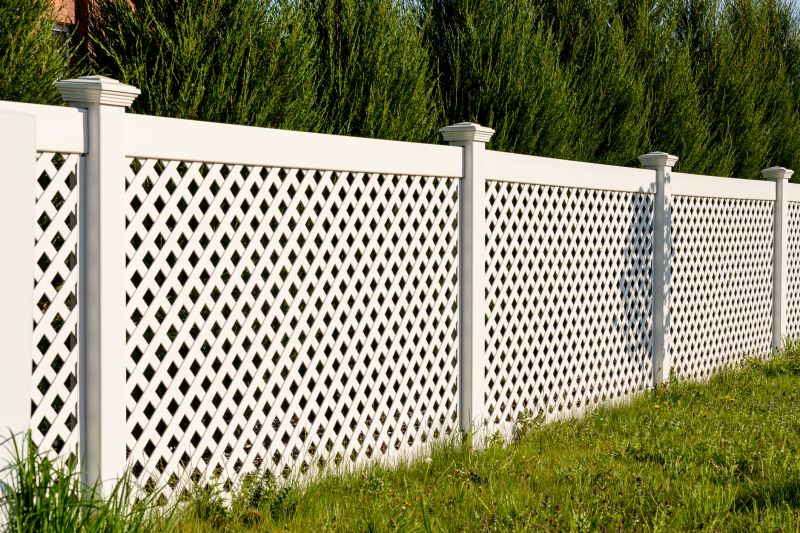 Wood Lattice Fence Replacement